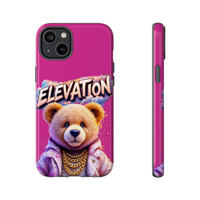 Elevated street drip Bear Pink Phone Case - Tough and Trendy Design