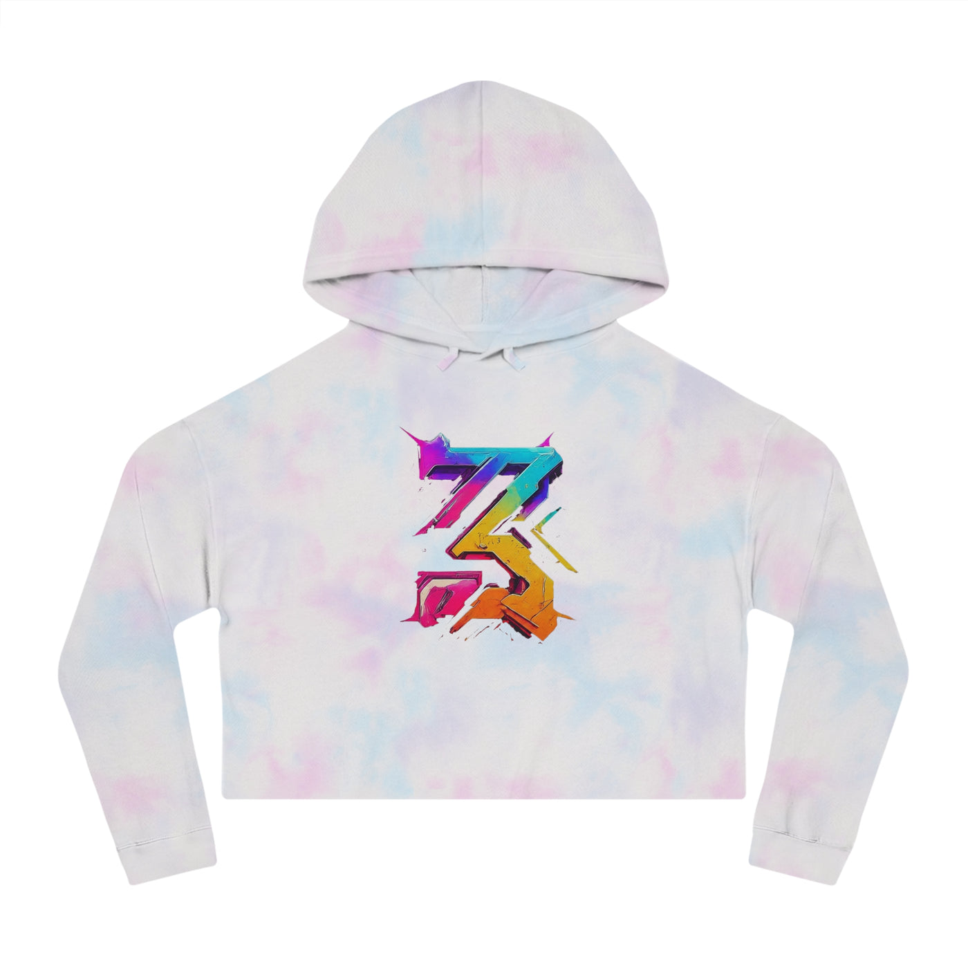 3keyz Big 3 colorway  Women’s Cropped Hooded Sweatshirt with Graphic Design