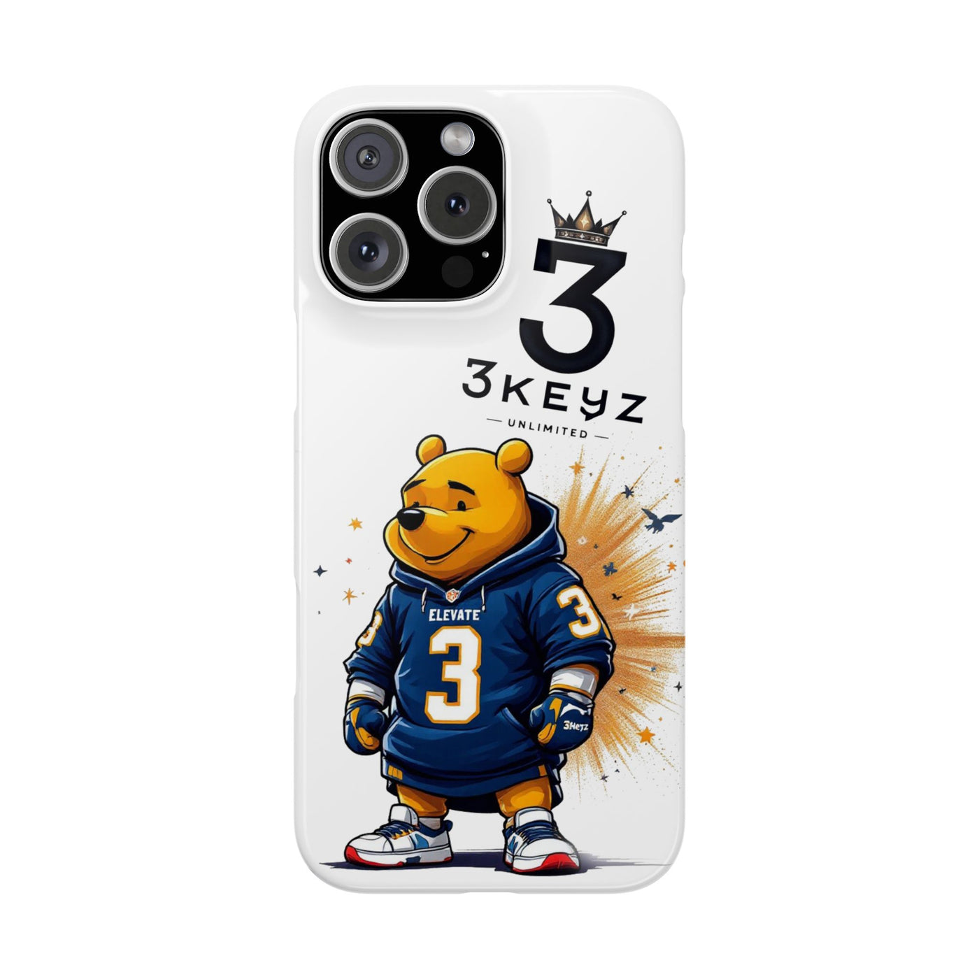 iPhone Case - 3keyz Pooh Bear Design