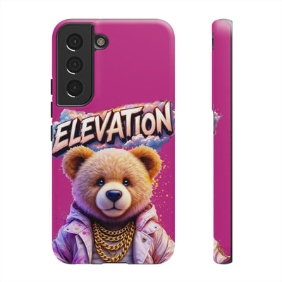 Elevated street drip Bear Pink Phone Case - Tough and Trendy Design