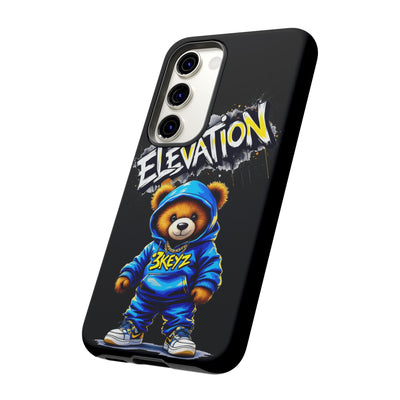 Elevated street drip Bear Black Phone Case - Tough and Trendy Design