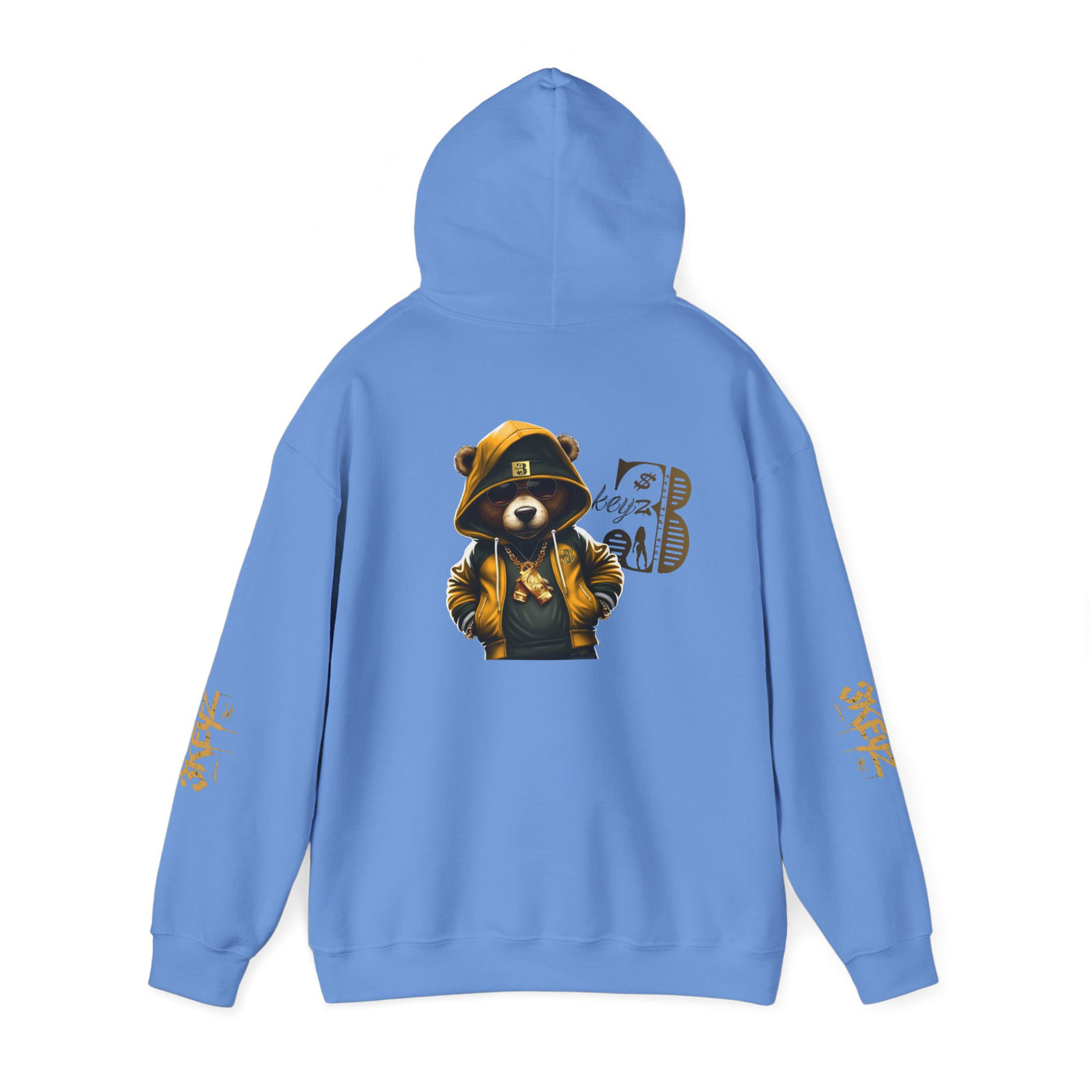 Hooded Sweatshirt 3keyz OG Teddy Drip Golden Design