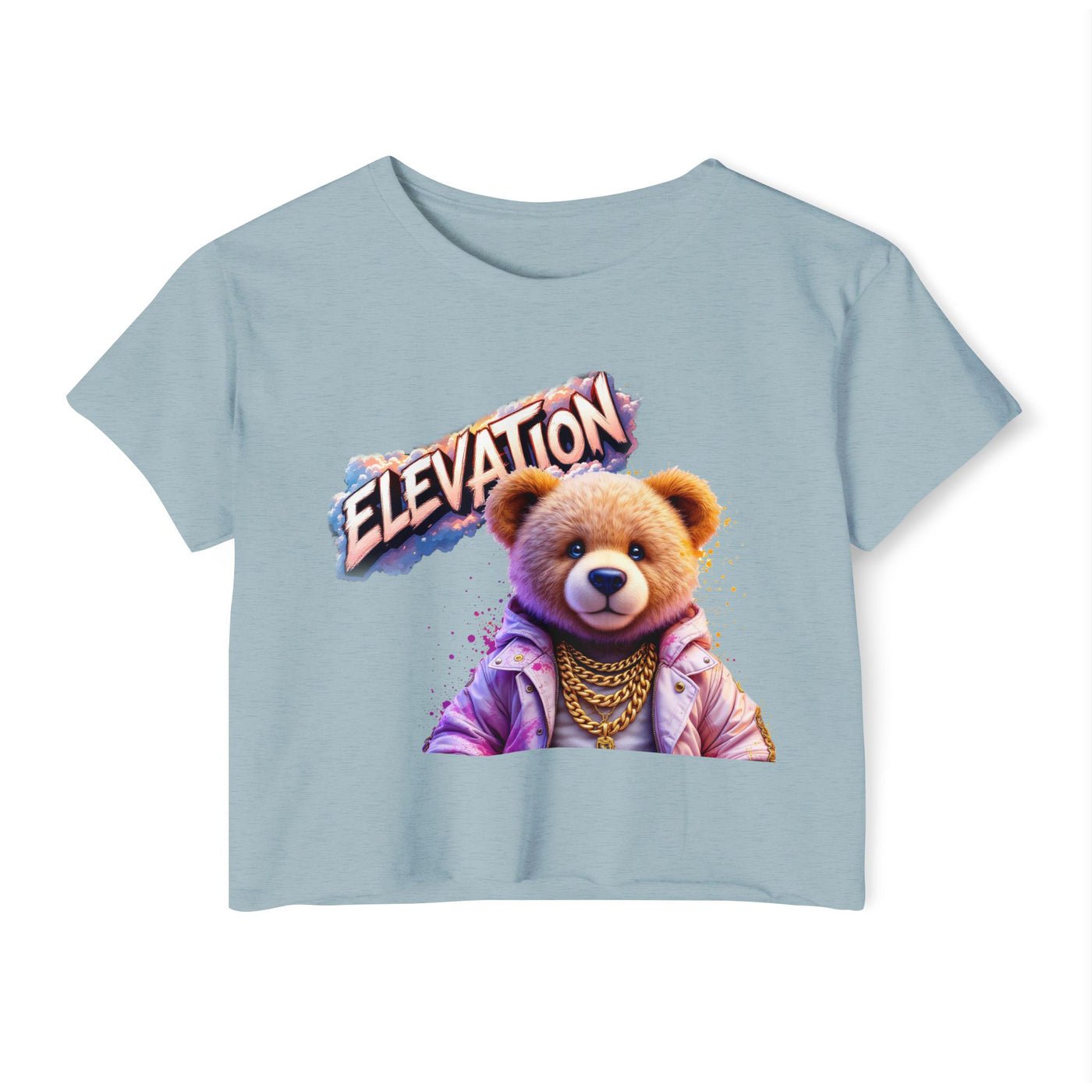 Crop Top - Elevation Pinky Bear