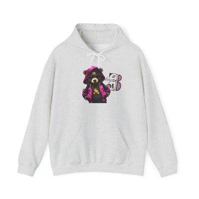 Unisex Hooded Sweatshirt 3keyz OG Teddy Drip Design Pinky