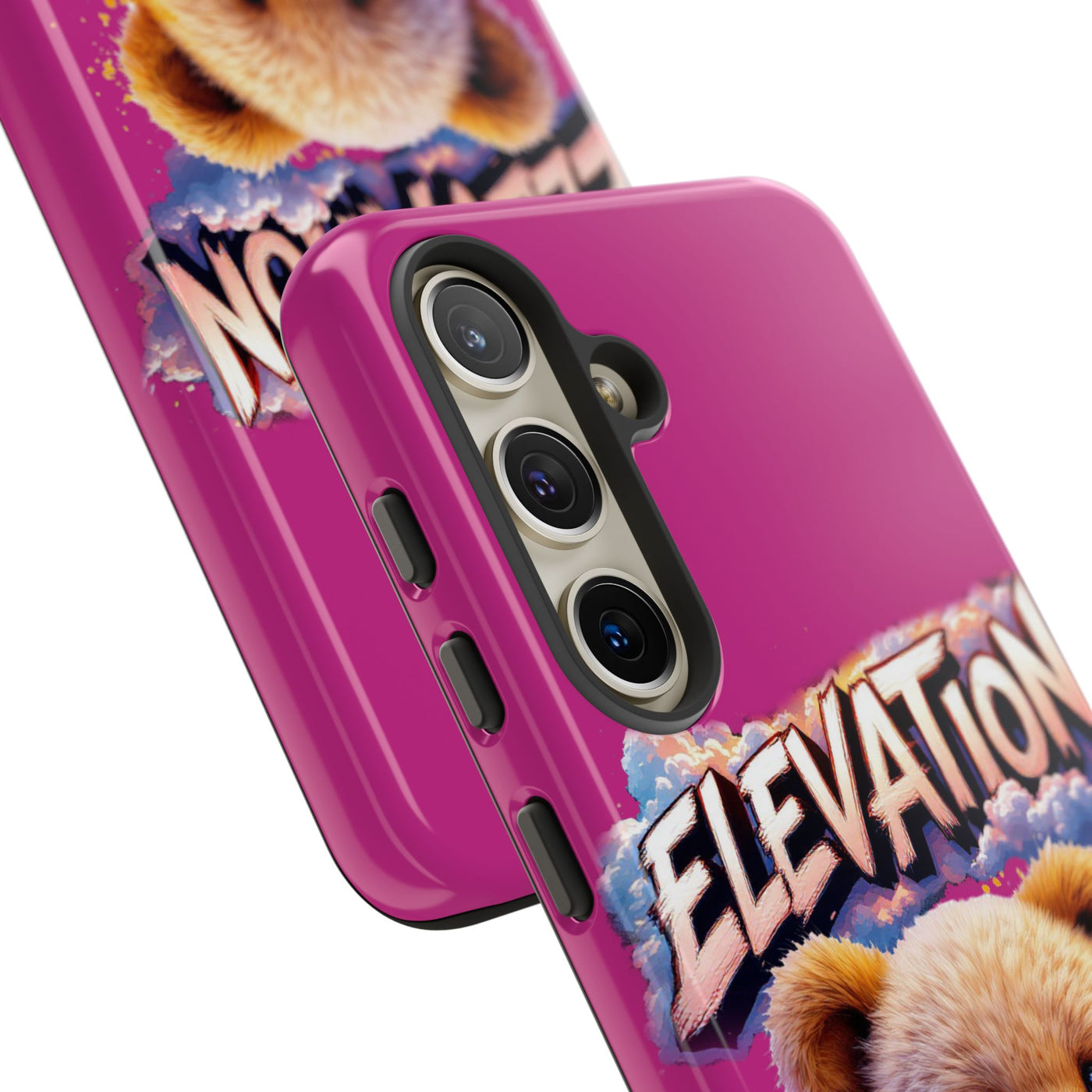 Elevated street drip Bear Pink Phone Case - Tough and Trendy Design