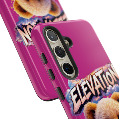 Elevated street drip Bear Pink Phone Case - Tough and Trendy Design