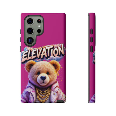 Elevated street drip Bear Pink Phone Case - Tough and Trendy Design