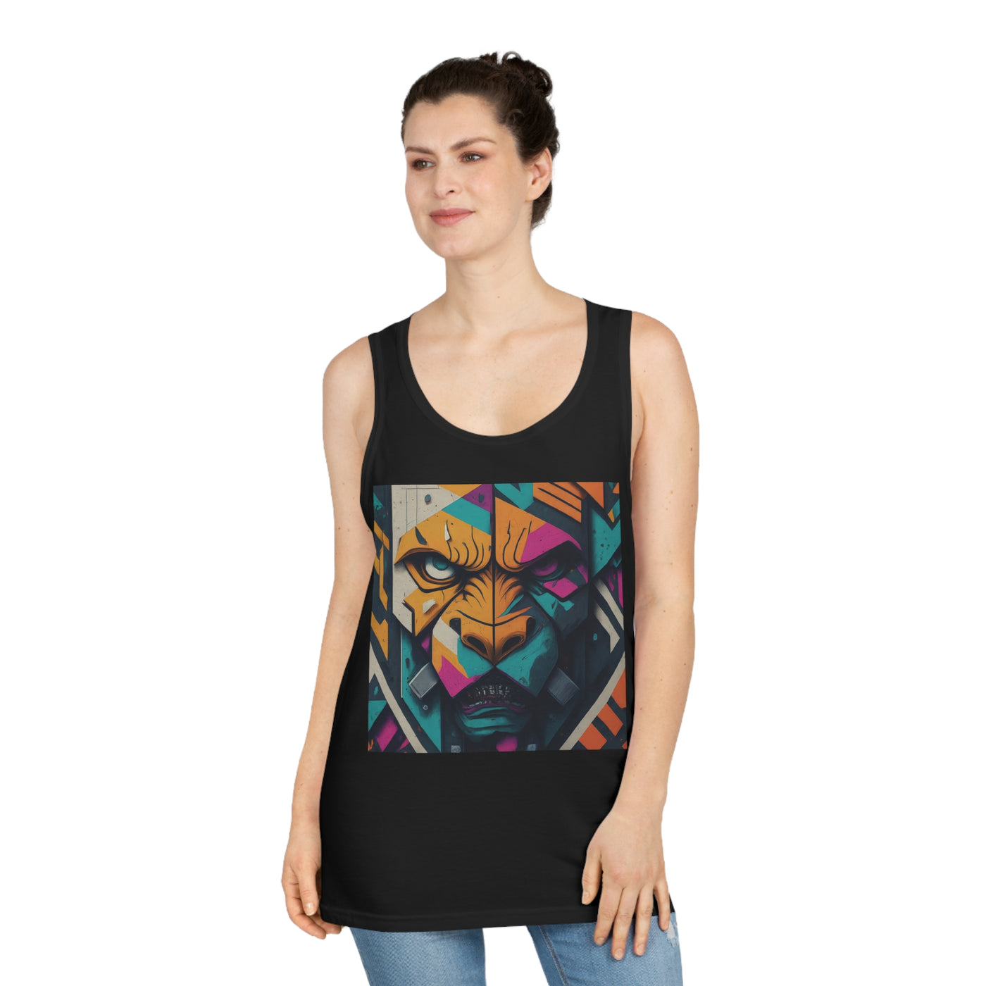 The 3keyz Athletic Lion Heart Tank top
