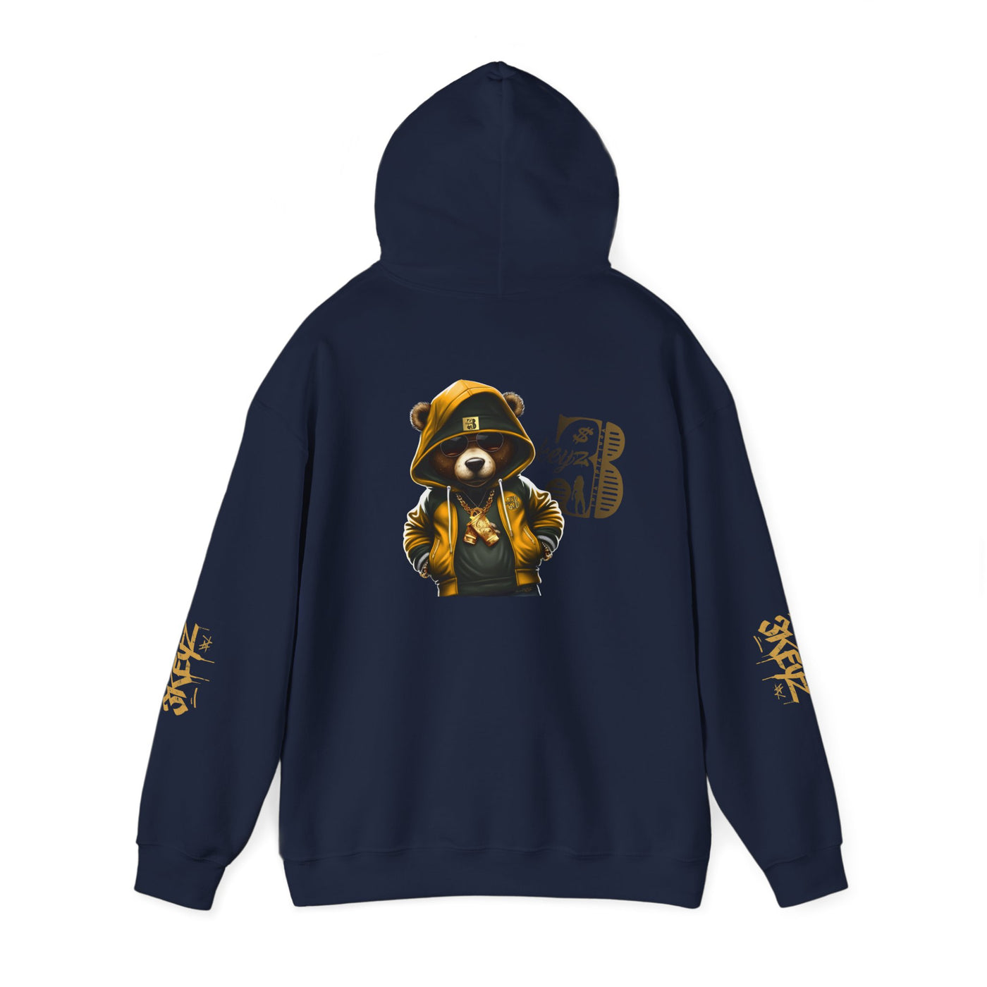 Hooded Sweatshirt 3keyz OG Teddy Drip Golden Design