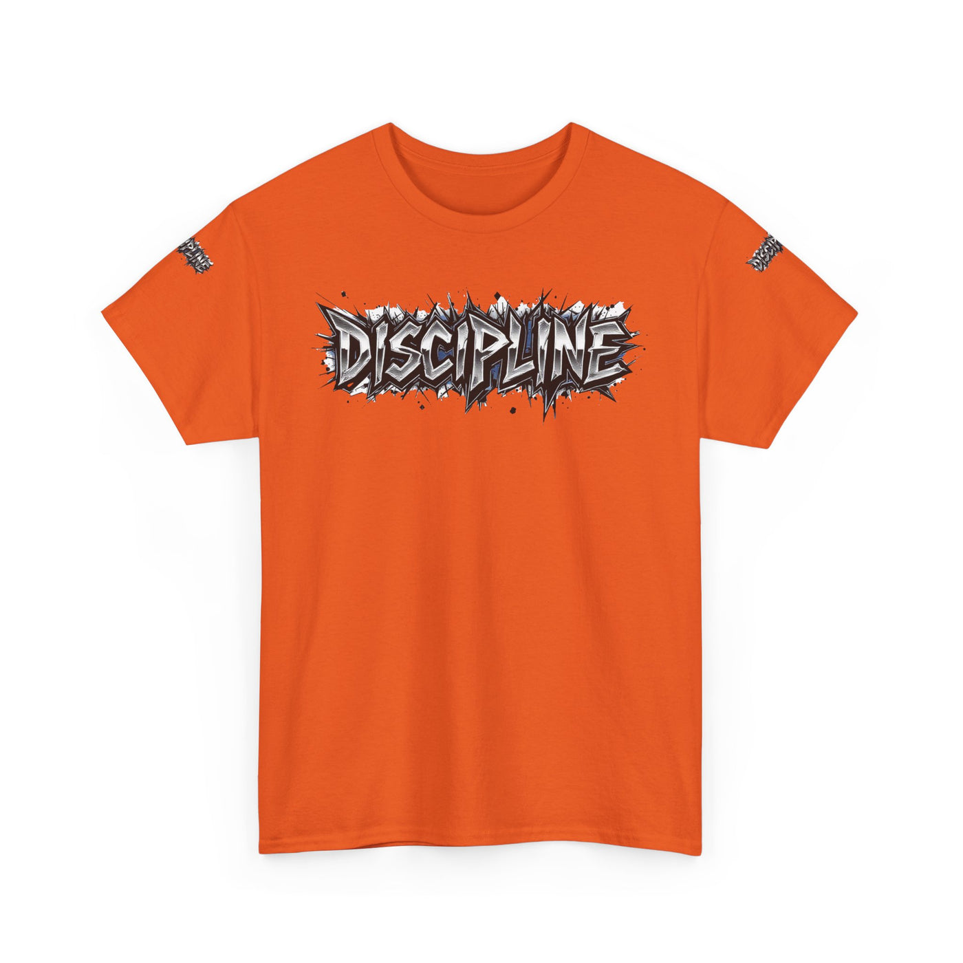 T-Shirt Discipline Cut Drip Design Heavy Cotton Unisex Tee