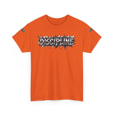T-Shirt Discipline Cut Drip Design Heavy Cotton Unisex Tee