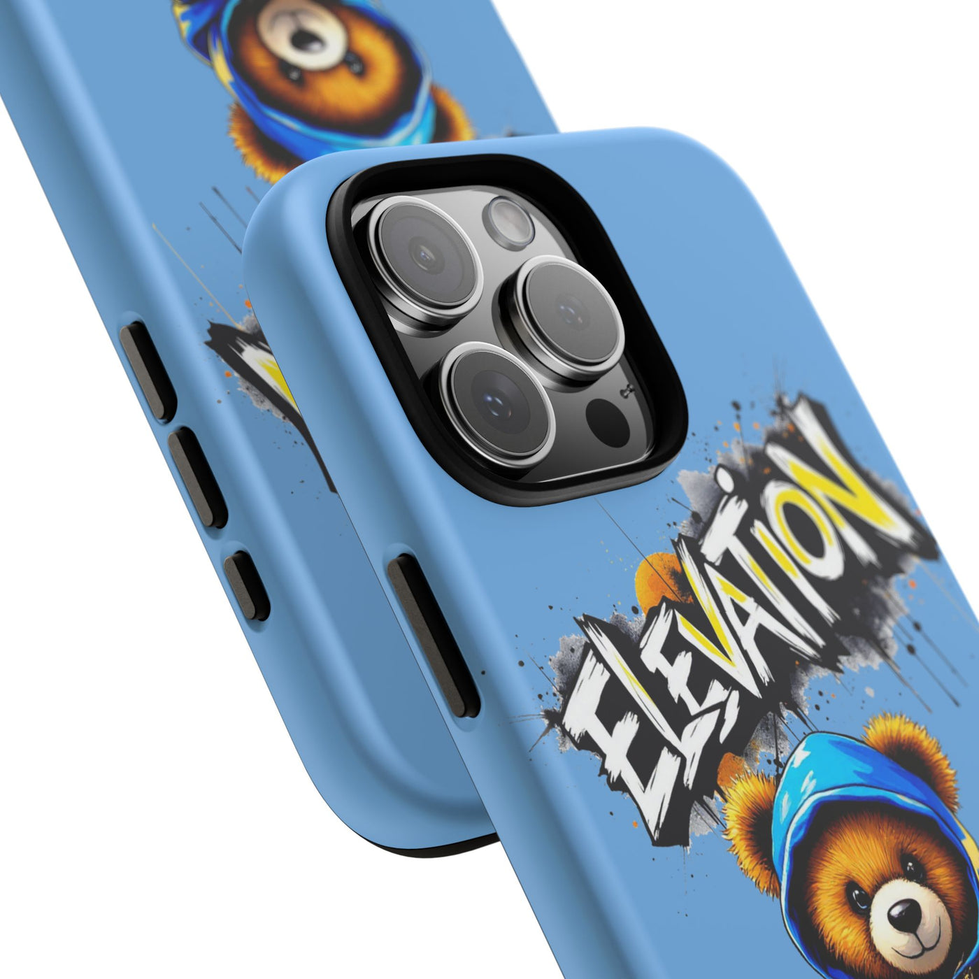 Elevated street drip Bear Phone Case - Tough and Trendy Design