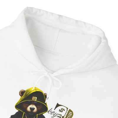 Unisex Hooded Sweatshirt 3keyz OG Teddy Drip Design Yellow