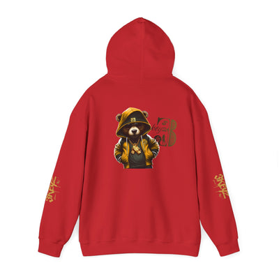 Hooded Sweatshirt 3keyz OG Teddy Drip Golden Design