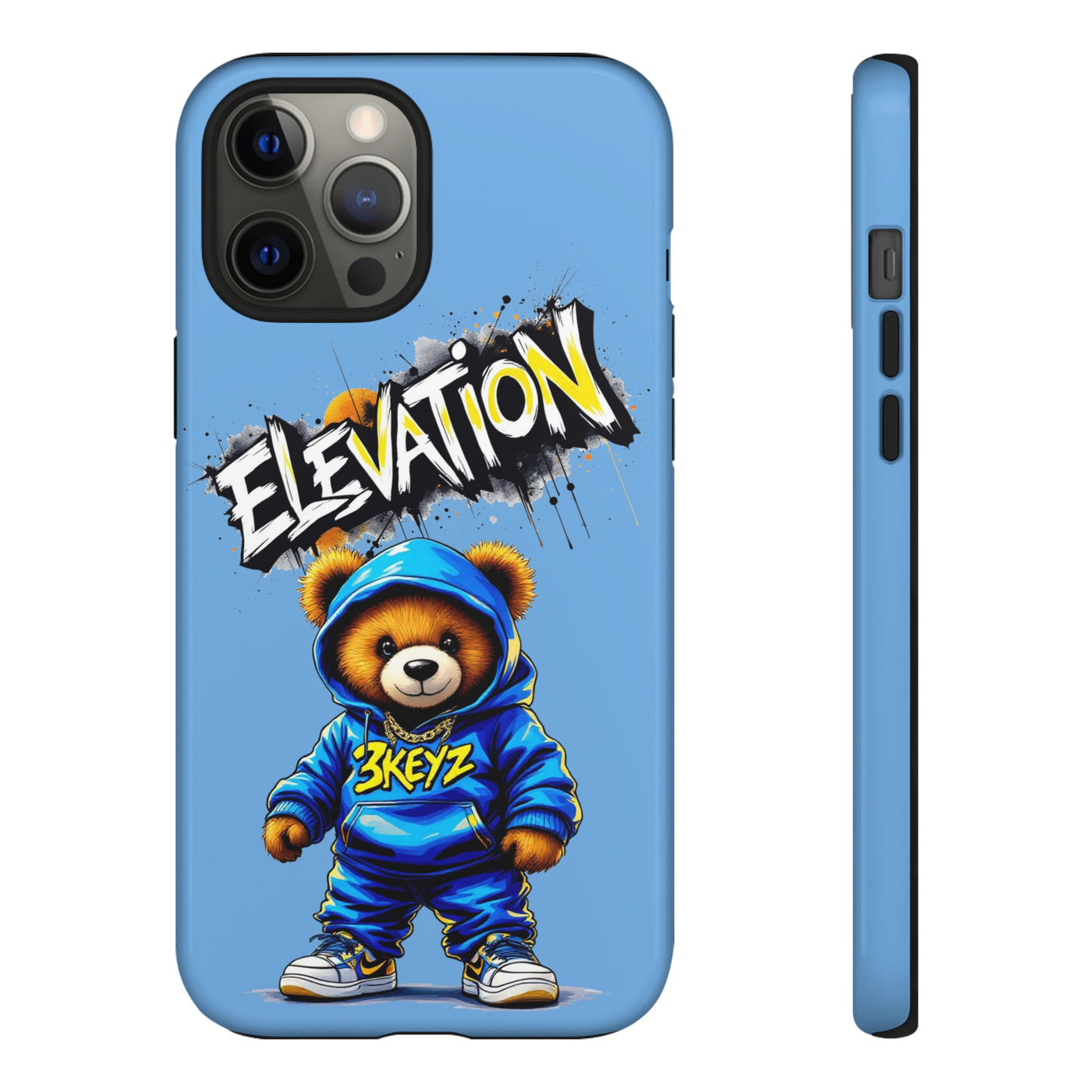 Elevated street drip Bear Phone Case - Tough and Trendy Design