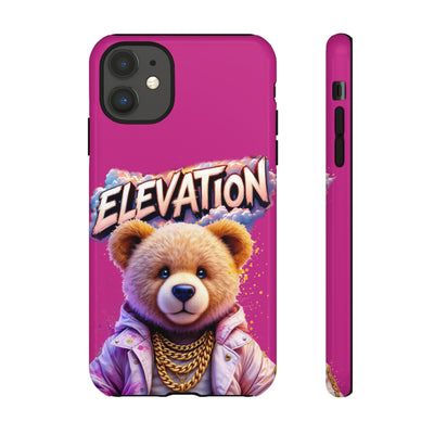 Elevated street drip Bear Pink Phone Case - Tough and Trendy Design