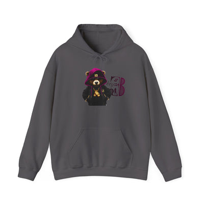 Unisex Hooded Sweatshirt 3keyz OG Teddy Drip Design Purple