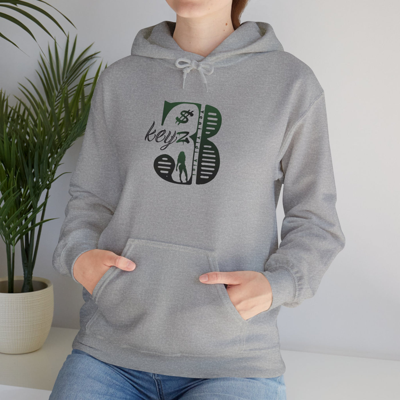 3Keyz Original Drip Unisex hoodie Green/Black