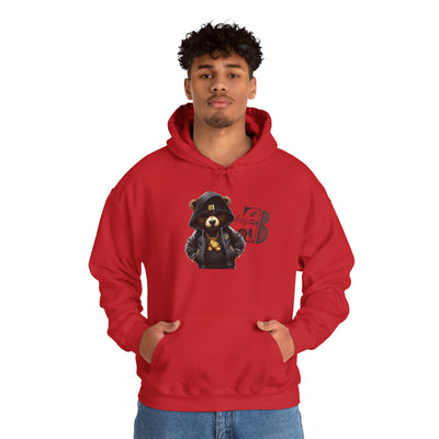 Unisex Hooded Sweatshirt 3keyz OG Teddy Drip Design Grey