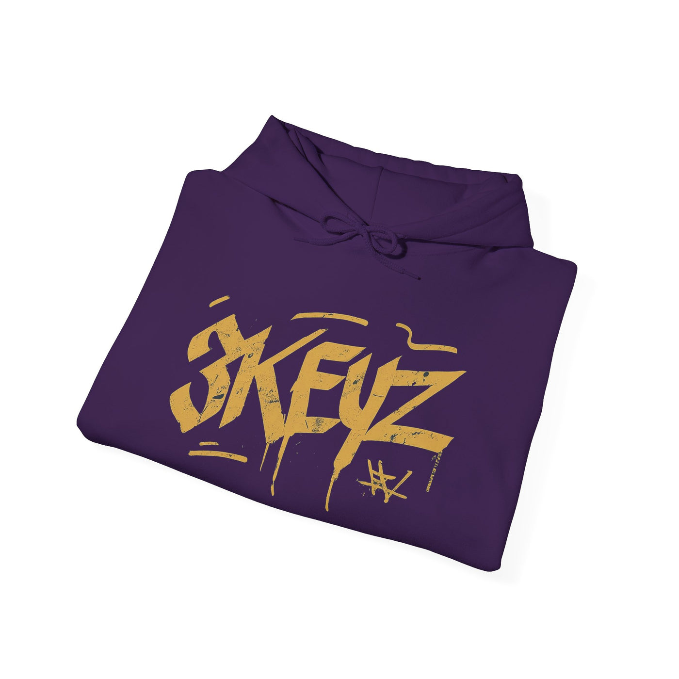 Hooded Sweatshirt 3keyz OG Teddy Drip Golden Design