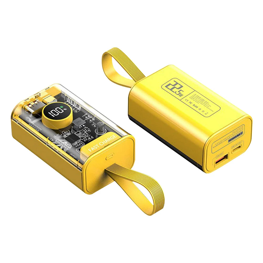 Custom Power Pro DIY Bank | PD 22.5W Fast-Charge Battery Case with Digital Display