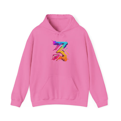 3keyz Big 3 Paint Splatter Unisex Hoodie