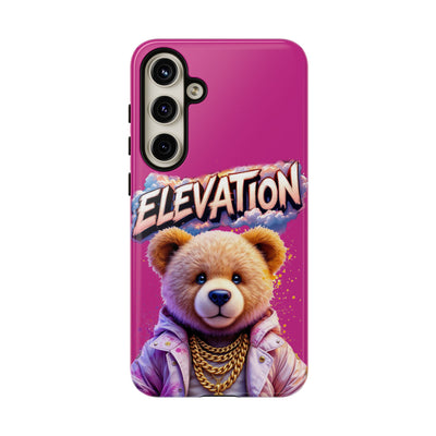 Elevated street drip Bear Pink Phone Case - Tough and Trendy Design