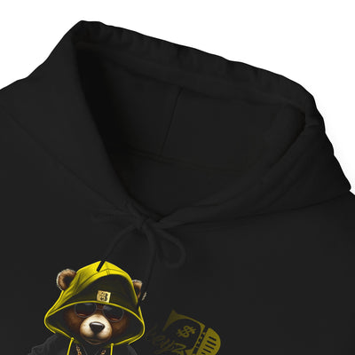 Unisex Hooded Sweatshirt 3keyz OG Teddy Drip Design Yellow