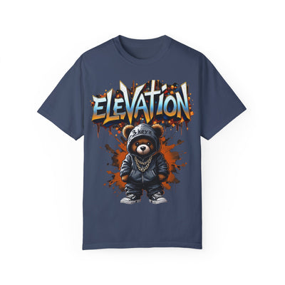 Street Drip T-shirt - Elevation Teddy Drip Orange Fierce