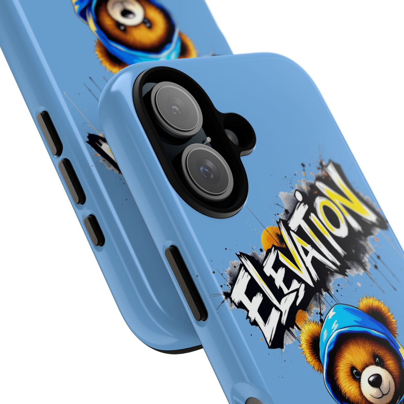 Elevated street drip Bear Phone Case - Tough and Trendy Design