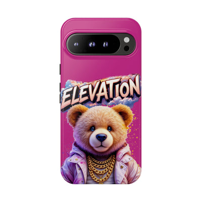 Elevated street drip Bear Pink Phone Case - Tough and Trendy Design