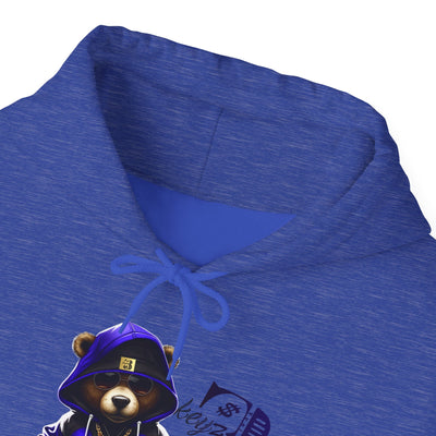 Unisex Hooded Sweatshirt 3keyz OG Teddy Drip Design Blue
