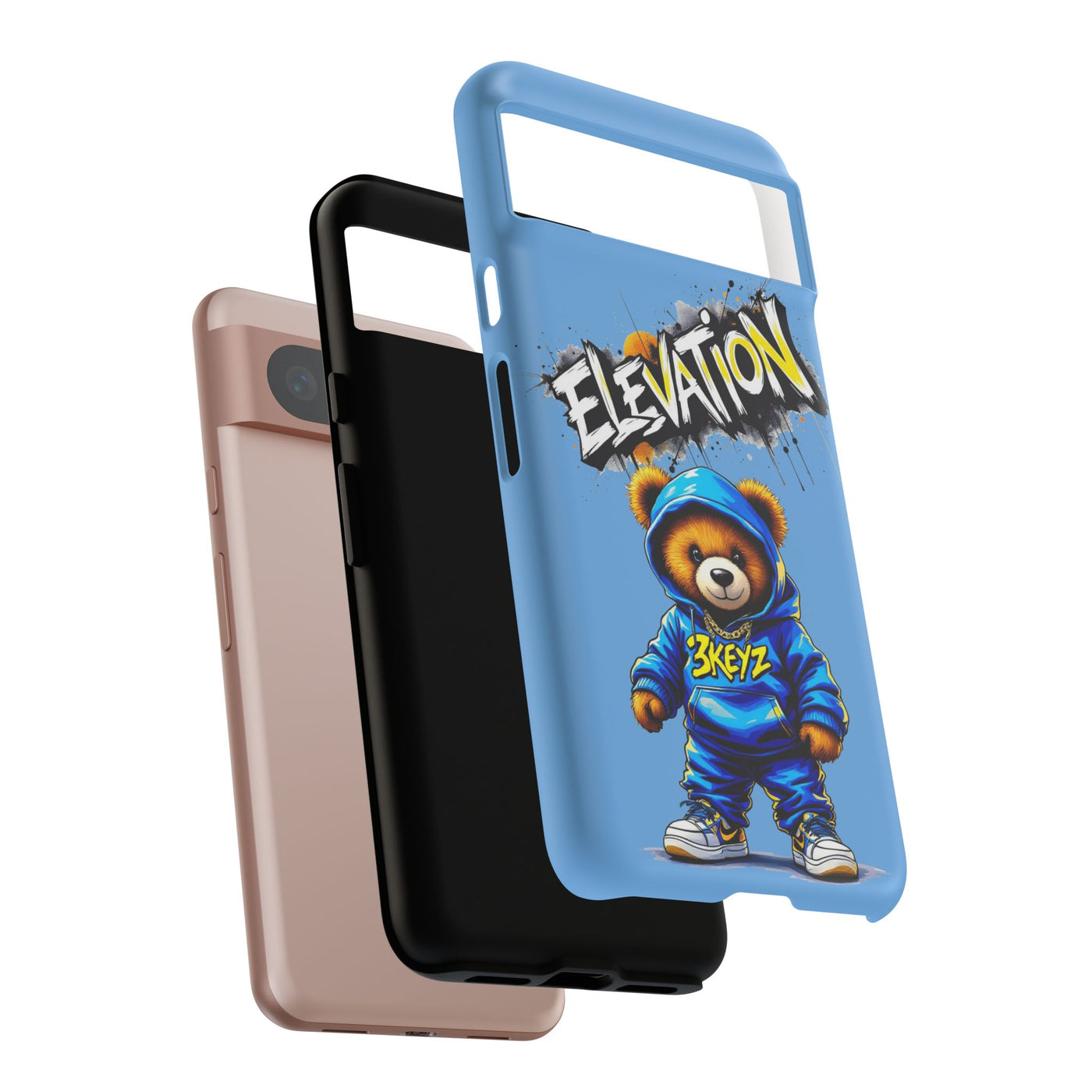 Elevated street drip Bear Phone Case - Tough and Trendy Design
