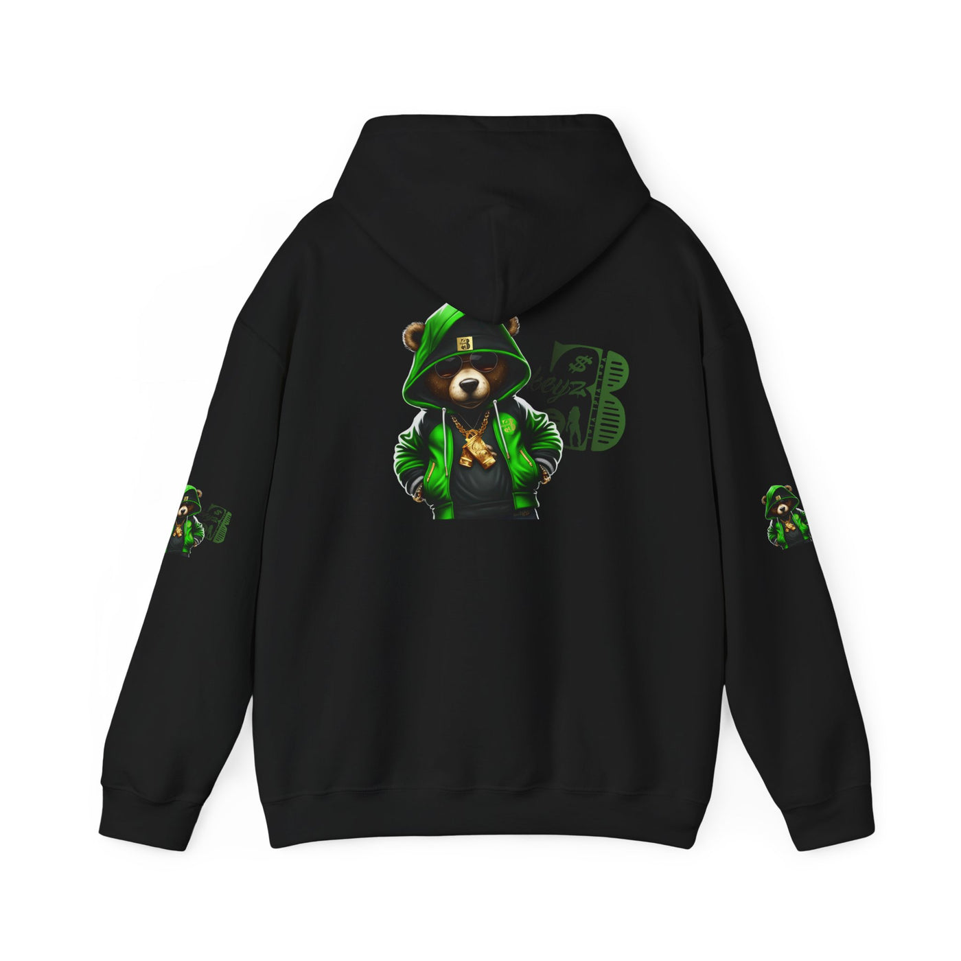 Lime Green OG Teddy Drip Hoodie