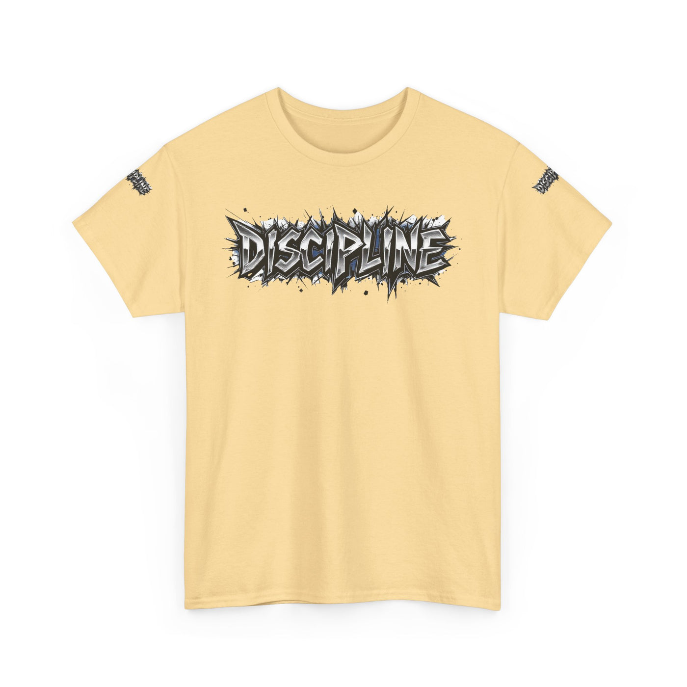 T-Shirt Discipline Cut Drip Design Heavy Cotton Unisex Tee