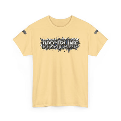 T-Shirt Discipline Cut Drip Design Heavy Cotton Unisex Tee