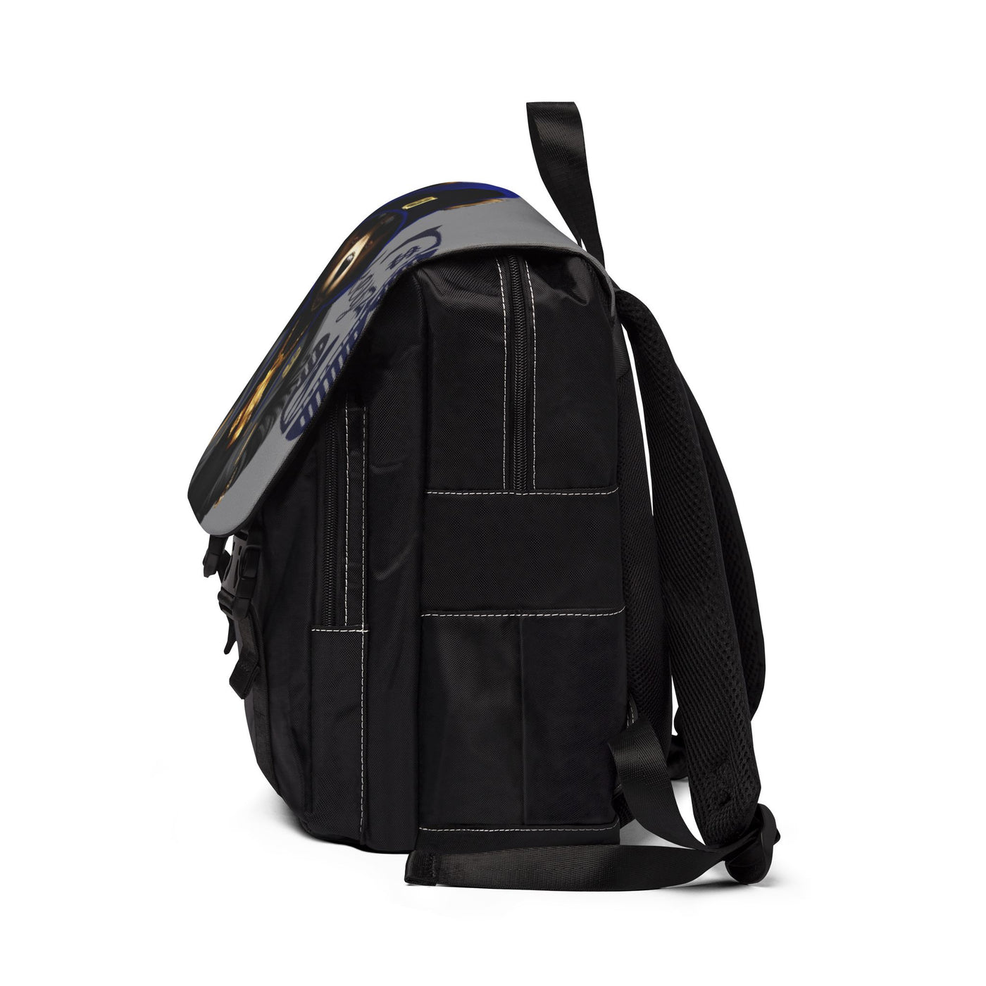 Shoulder Backpack - 3keyz OG Blue Grey Drip Design