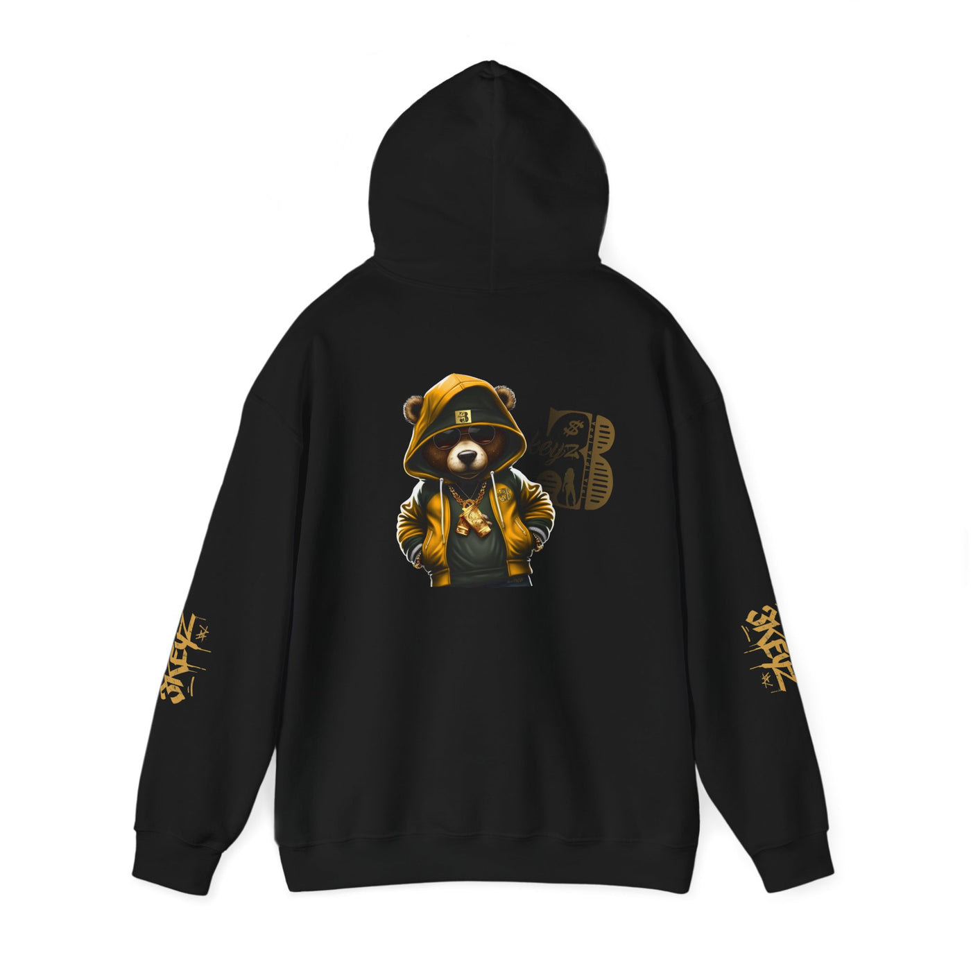 Hooded Sweatshirt 3keyz OG Teddy Drip Golden Design