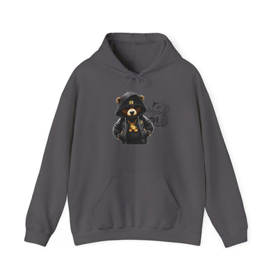 Unisex Hooded Sweatshirt 3keyz OG Teddy Drip Design Grey