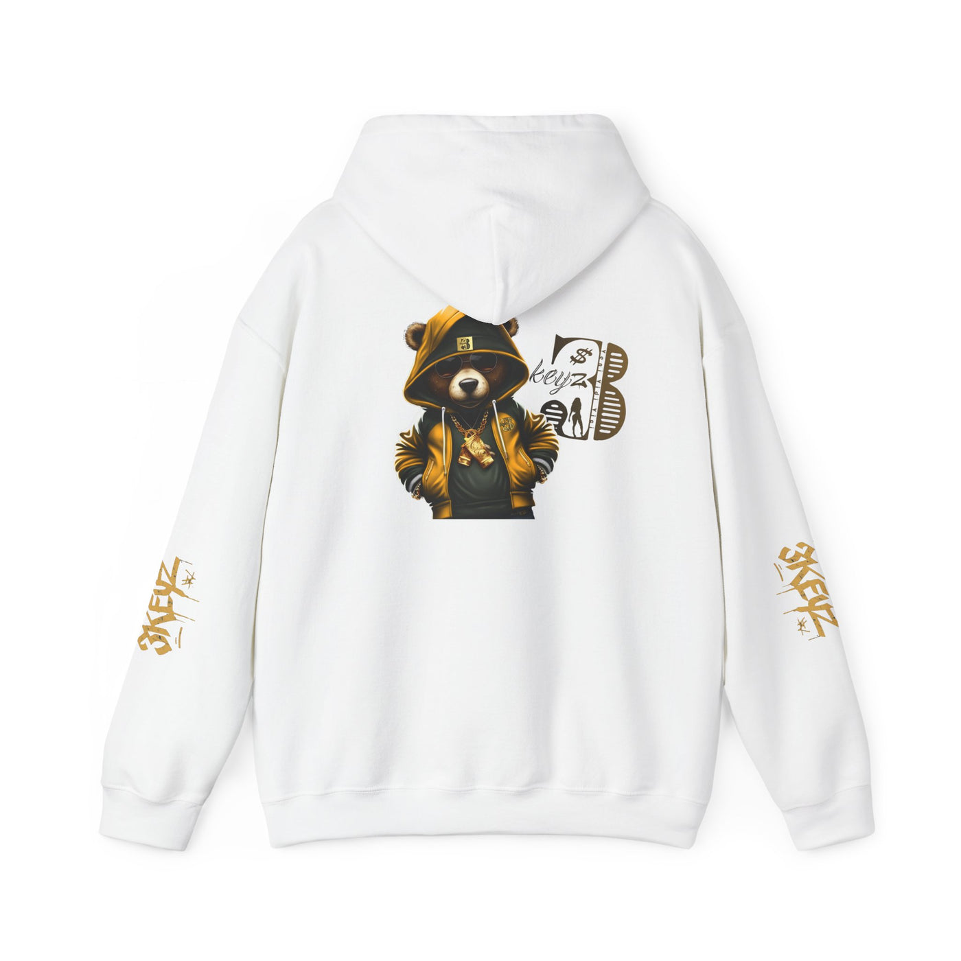 Hooded Sweatshirt 3keyz OG Teddy Drip Golden Design