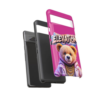 Elevated street drip Bear Pink Phone Case - Tough and Trendy Design
