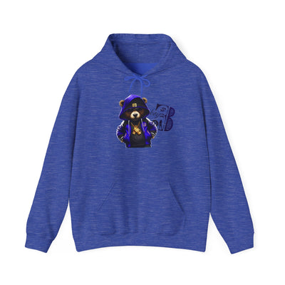 Unisex Hooded Sweatshirt 3keyz OG Teddy Drip Design Blue