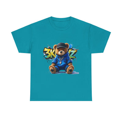 3keyz Teddy Drip Color Way Unisex Heavy Cotton Tee