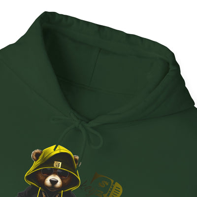 Unisex Hooded Sweatshirt 3keyz OG Teddy Drip Design Yellow