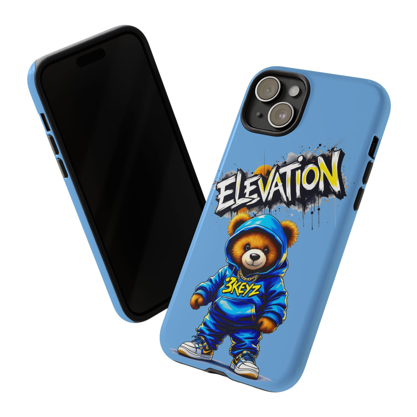 Elevated street drip Bear Phone Case - Tough and Trendy Design