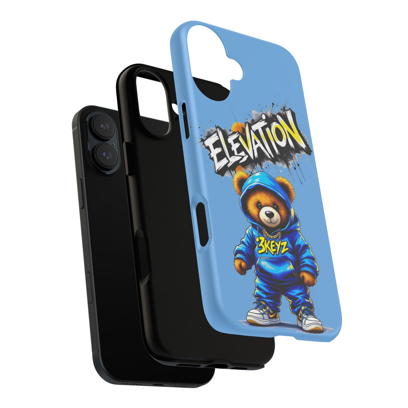 Elevated street drip Bear Phone Case - Tough and Trendy Design