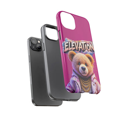 Elevated street drip Bear Pink Phone Case - Tough and Trendy Design
