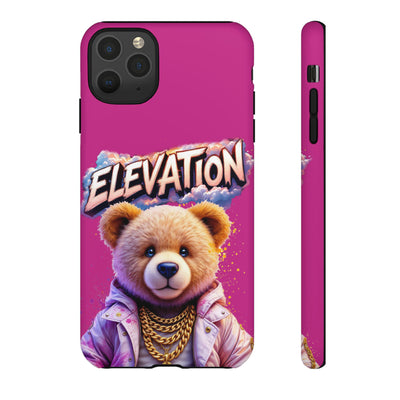 Elevated street drip Bear Pink Phone Case - Tough and Trendy Design
