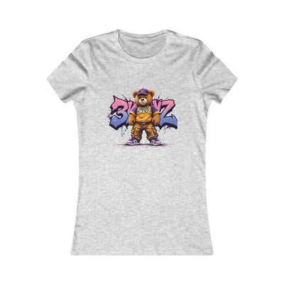 Graffiti Bear Women's Favorite Tee | Urban Style, Casual Fashion, Streetwear Tee, Fun Graphic Shirt, Gift for Trendsetters