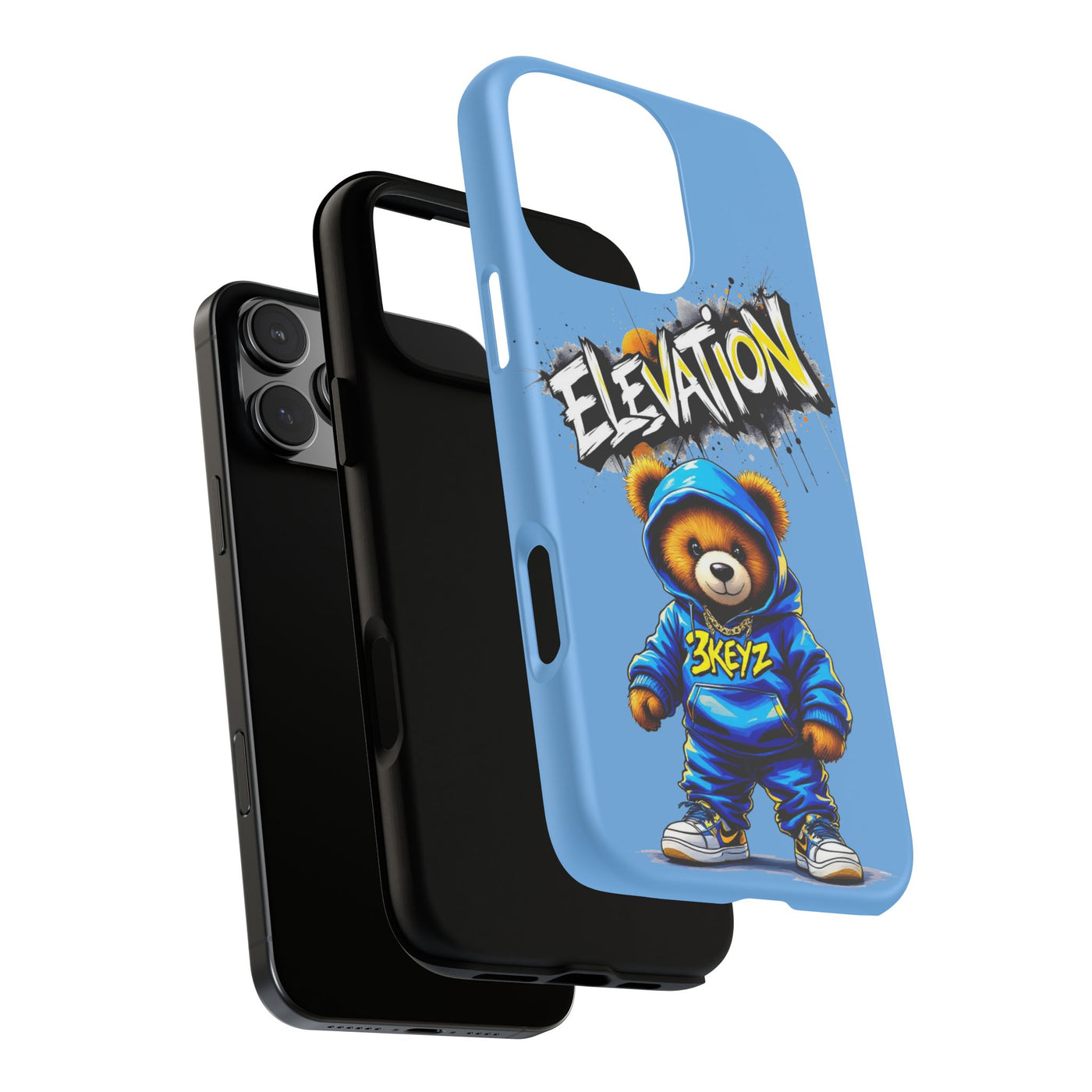 Elevated street drip Bear Phone Case - Tough and Trendy Design